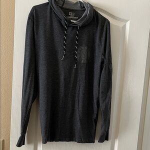 Salty Crew Charcoal Hoodie with Logo